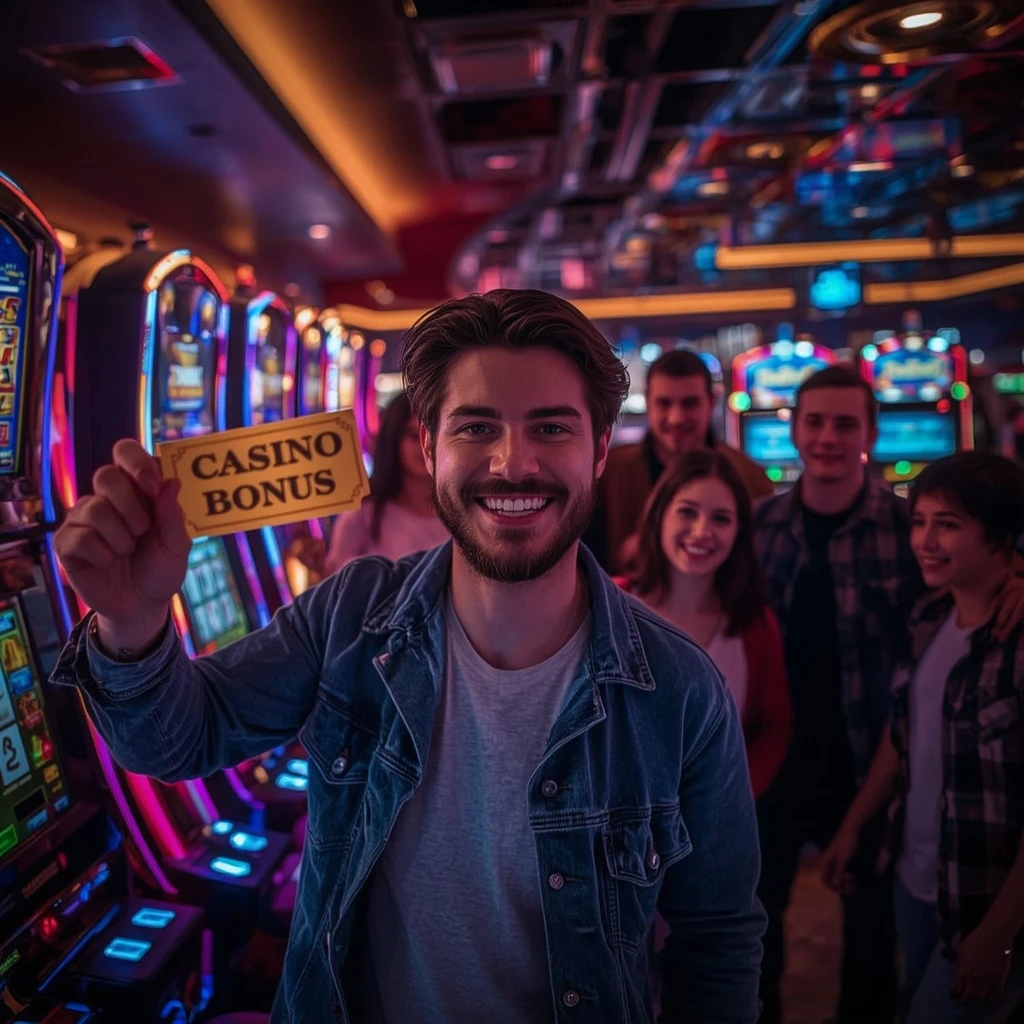 persona con un bono de casino BET90 CASINO