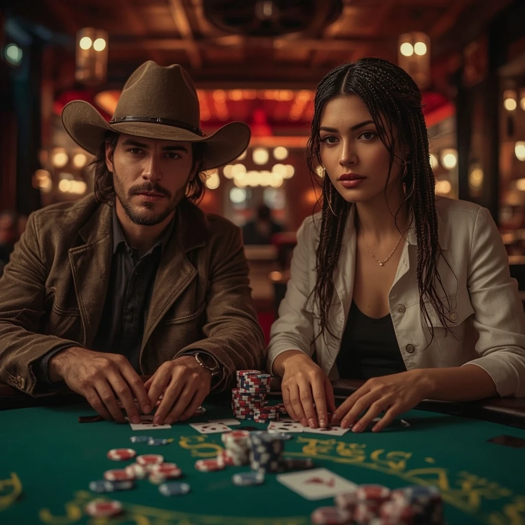 foto de dos jugadores de póker BET90 CASINO